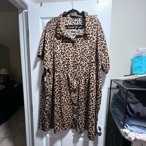 Missguided+ Leopard Print Dress